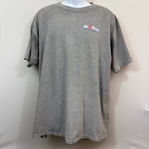 Vtg 90s Blue Anvil XL Airheads Out of Control Gray TShirt Distressed Promo Y2K